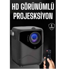 Yüksek HD Görünümlü Taşınabilir Projeksiyon Cihazı