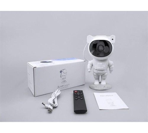 Çocuklara Özel Projeksiyon Astronot Lamba Speaker Sevimli