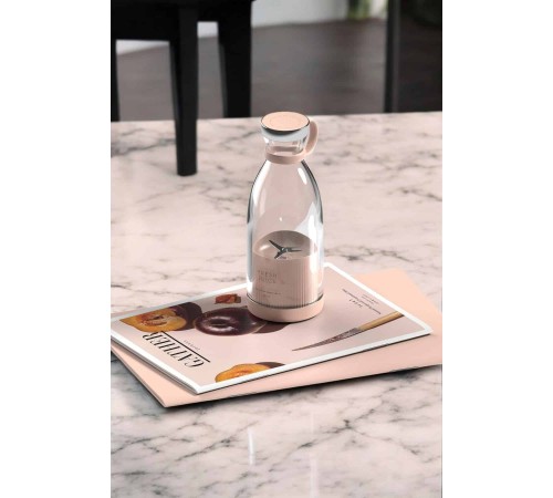 Bardak Blender Smoothie Meyve Sıkacağı Şarjlı Cam Taşınabilir