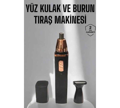 Tıraş Makinesi Kulak Burun ve Yüz Temizleyici Şarjlı Mini
