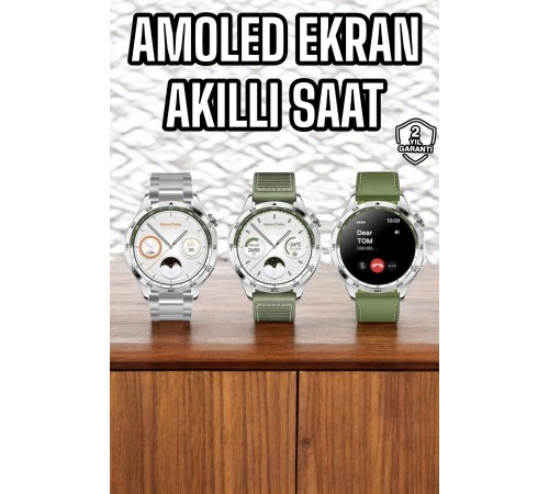 Akıllı Saat Sesli Görüşme Titreşimli Nabız Sensörlü Spor Modları