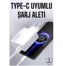 Type-C 120W Şarj Aleti Hızlı Şarj Turbo