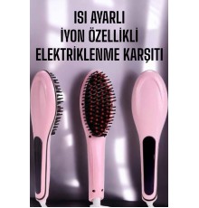 Saç Düzleştirici Tarak Isı Ayarlı Yıpranma Önleyici Düzleştirici Fön Tarak