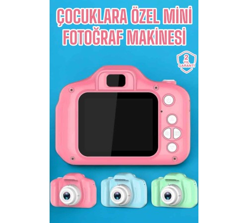 Çocuk Kamerası Dijital 1080P HD Kaliteli Mini Fotoğraf Makinesi Profesyonel
