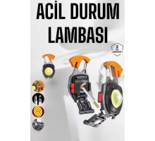 El Feneri Acil Işık Seti Tornavida Düdük Kapak Açma Kamp Lambası