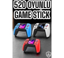 Game Stick Oyun Konsolu 520 Oyunlu Retro Oyunlu Led Ekran