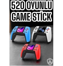 Game Stick Oyun Konsolu 520 Oyunlu Retro Oyunlu Led Ekran