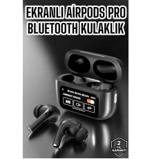 Yeni Nesil Bluetooth Kulaklık Ekranlı Yüksek Ses Kaliteli Uzun Şarj Süreli