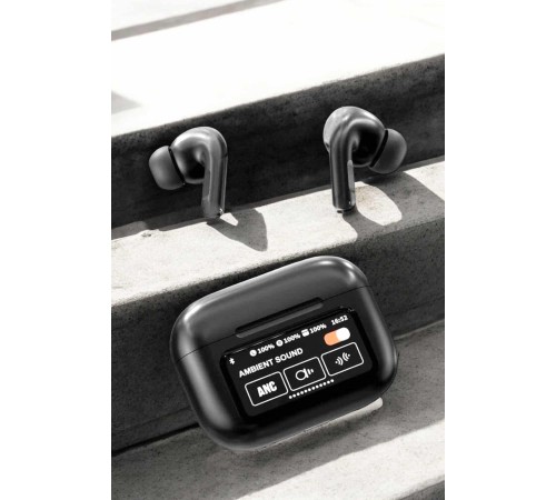 Kablosuz Bluetooth Kulaklık Ekranlı Uzun Şarj Süreli ANC Destekli