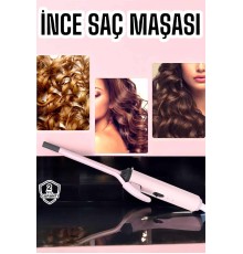 Saç Maşası 10MM İnce Bukleler İçin Yıpranma Önleyici İyon Özelliği