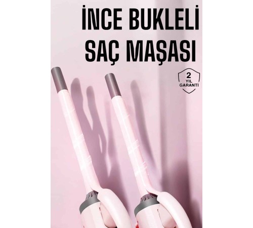 Saç Maşası 10MM İnce Bukle Taşınabilir Saç Kıvırma Çubuğu