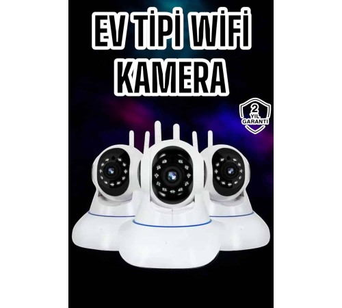 Wifi Kamerası Çift Yönlü Bebek Güvenlik Kamerası Gece Görüşlü