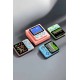 Mini Atari El Atarisi 3.5 inç Ekran Çift Konsol 666 Adet Retro Oyun Gameboy El Atarisi