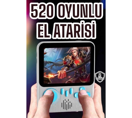 Oyun Konsolu Retro Oyun Konsolu Tv'ye Bağlanabilir Taşınabilir