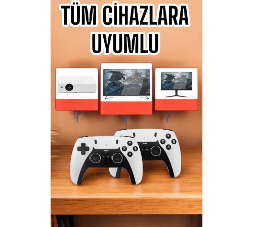 Joystick Çift Kollu Oyun Kolu Retro Oyun Yüksek Çözünürlüklü 3D Game