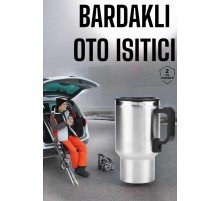 Kettle Kapaklı Araç İçi Termos Tüm Arabalara Uyumlu Çakmaklık Girişli Su Isıtıcı Bardak