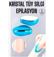 Epilasyon Aleti Bacaklar Kollar İçin Yıkanabilir Kristal Epilatör Tüy Silgi