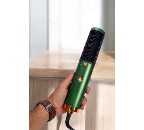 Fön Tarak Saç Düzleştirici Üflemeli Fön Makinesi Sıkı Dişli Taşınabilir