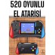 Gamepad Joystick 500 Oyunlu Retro Oyun Konsolu Tv Bağlantı Özellikli 2 Kişilik Destekli