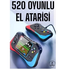 Gamepad Joystick Nostalji 500 Oyunlu 2 Li Atari Gamebox Oyun Konsolu Sup Atari
