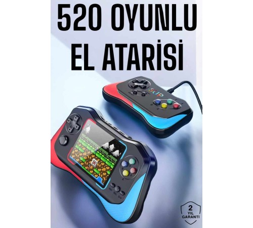 Gamepad Joystick Nostalji 500 Oyunlu 2 Li Atari Gamebox Oyun Konsolu Sup Atari
