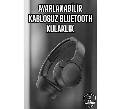 Kulak Üstü Kablosuz Bluetooth Kulaklık Gürültü Önleyici Uzun Şarj Süreli