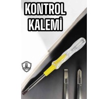 Test Cihazı Kontrol Kalemi Çift Başlıklı Şeffaf Elektrik Testi