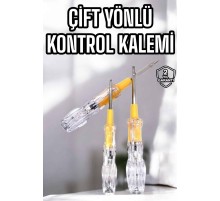 Çift Taraflı Elektrik Kontrol Kalemi Şeffaf Tornavida