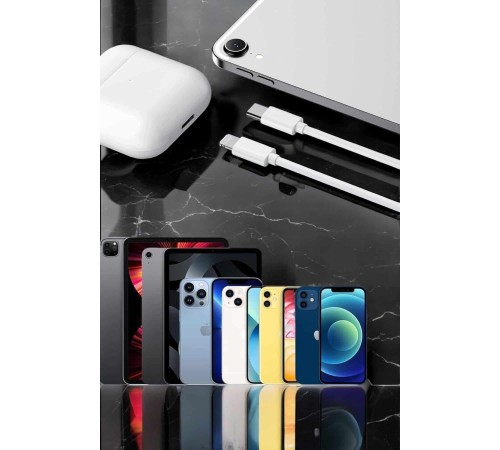 Iphone Uyumlu İOS Uyumlu Lightning Hızlı Şarj Tye C Lightning Şarj Kablosu