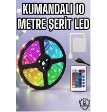Smart Şerit Led TV Arkası Renkli Kumandalı 10 Metre