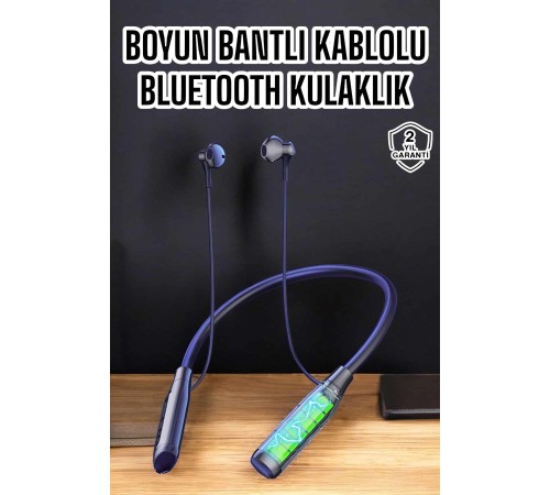 Yeni Nesil Bluetooth Kulaklık Kablolu Kulak İçi Dijital Göstergeli
