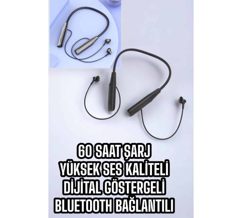 Yeni Nesil Bluetooth Kulaklık Kablolu Kulak İçi Dijital Göstergeli