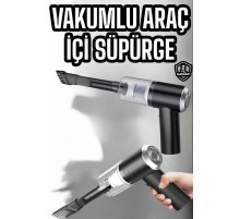 Araç İçi Süpürge Filtreli Şarjlı Süpürge Vakumlu Yıkanabilir