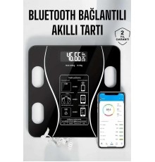 Akıllı Tartı Bluetooth Bağlantılı Yağ Ölçebilen Tartı Yeni Nesil