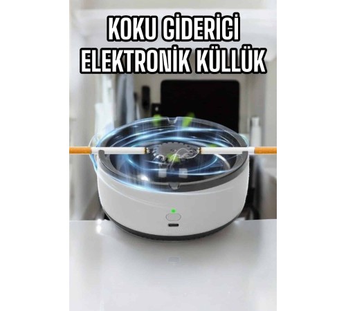 Küllük Duman Giderici Temizlenebilir Elektronik Pilli
