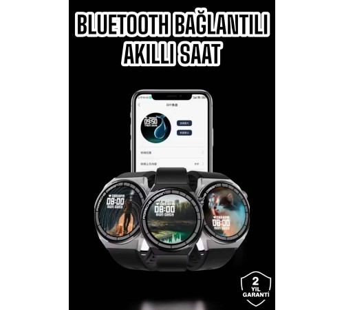 Akıllı Saat GPS VE NFC Özelliği Sesli Görüşme Dokunmstik Ekran
