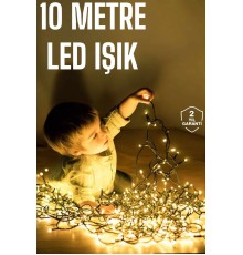Gün Işığı 10 Metre Led Işık Şerit Led Süsleme Parti Malzemesi