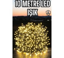 Led Işık 10 Metre Gün Işığı Parlak ve Doğal Ağaç Süsleme