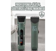 Tıraş Makinesi Dijital Göstergeli Turbo Motor Paslanmaz Çelik