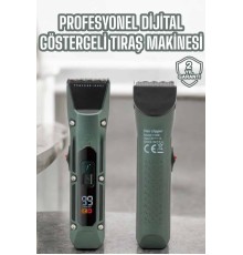 Tıraş Makinesi Dijital Göstergeli Turbo Motor Paslanmaz Çelik