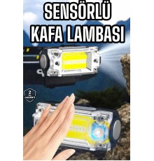 Şarjlı Kafa Feneri Suya Dayanıklı Ayarlanabilir Kamp Feneri