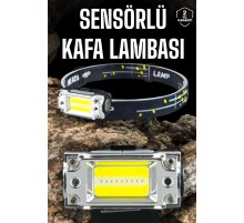 Kafa Lambası Kamp Feneri Balıkçı Feneri Başlıklı Suya Dayanıklı