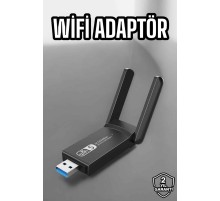 Wifi Alıcı Wifi Adaptörü USB Girişli 3.0