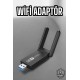 Wifi Alıcı Wifi Adaptörü USB Girişli 3.0