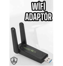 Dual Band Wifi Alıcı Adaptör USB 3.0 Destekli