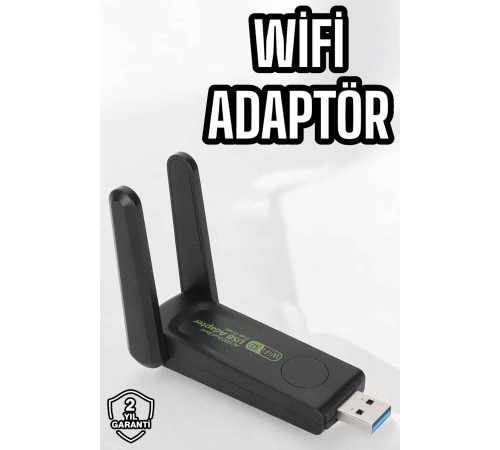 Dual Band Wifi Alıcı Adaptör USB 3.0 Destekli