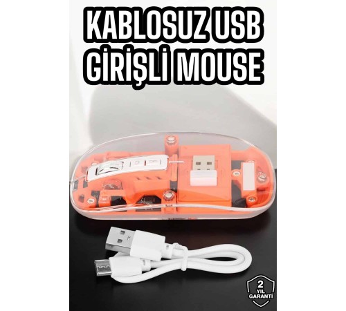 Fare Mouse Çift Modlu Kablosuz Bağlantılı 2.4GHz Destekli