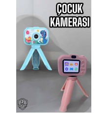 Ayaklı Mini Fotoğraf Makinesi Çocuk Için Eğitici Video Kamera