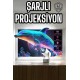 Taşınabilir Sinema Oyun Projektörü Akıllı Projeksiyon Android 11