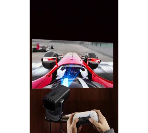 Taşınabilir Sinema Oyun Projektörü Akıllı Projeksiyon Android 11